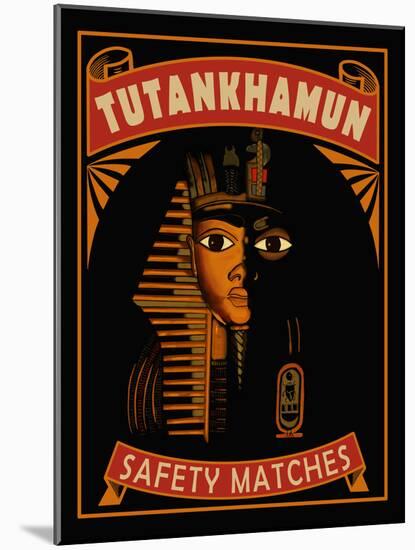 Tutankhamum Safety Matches-Mark Rogan-Mounted Art Print