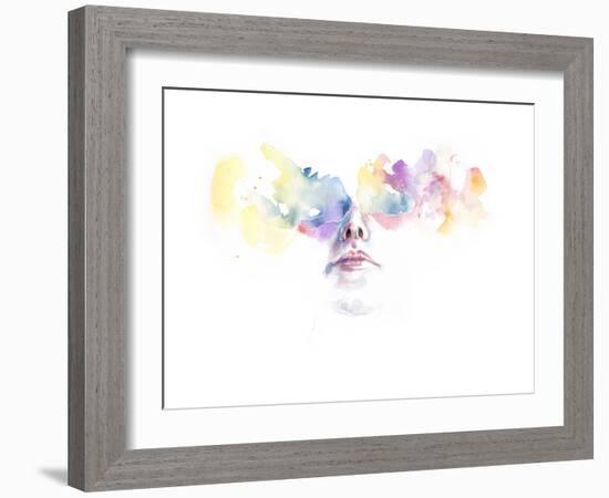 Tutta la Luce Negli Occhi-Agnes Cecile-Framed Art Print