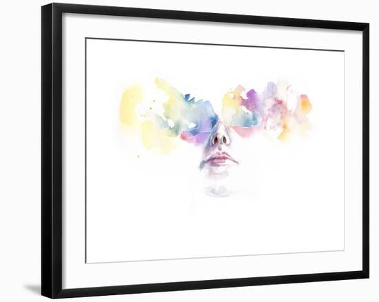 Tutta la Luce Negli Occhi-Agnes Cecile-Framed Art Print