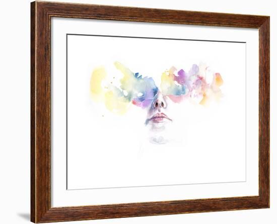 Tutta la Luce Negli Occhi-Agnes Cecile-Framed Art Print