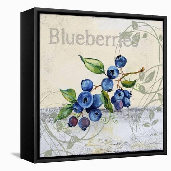 Tutti Fruiti Blueberries-Jean Plout-Framed Premier Image Canvas