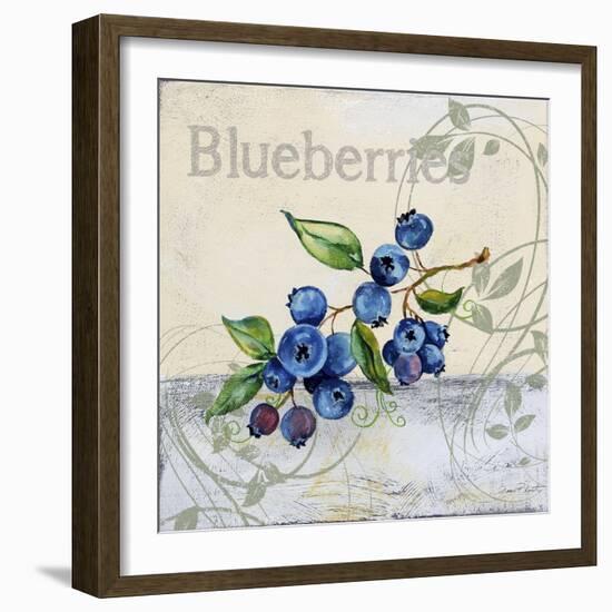 Tutti Fruiti Blueberries-Jean Plout-Framed Giclee Print