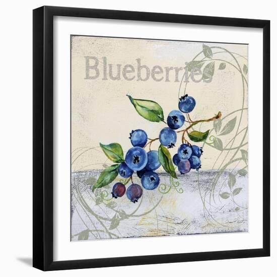 Tutti Fruiti Blueberries-Jean Plout-Framed Giclee Print