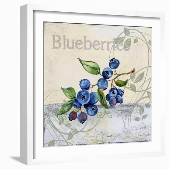 Tutti Fruiti Blueberries-Jean Plout-Framed Giclee Print