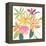 Tutti Frutti Floral II-June Vess-Framed Stretched Canvas