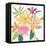 Tutti Frutti Floral II-June Vess-Framed Stretched Canvas