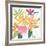 Tutti Frutti Floral II-June Vess-Framed Premium Giclee Print