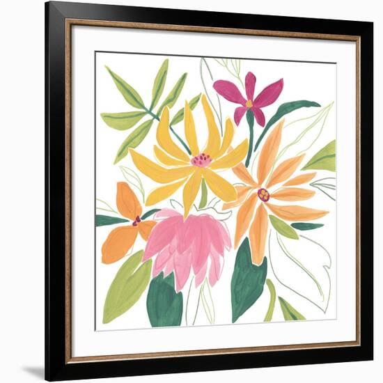 Tutti Frutti Floral II-June Vess-Framed Art Print