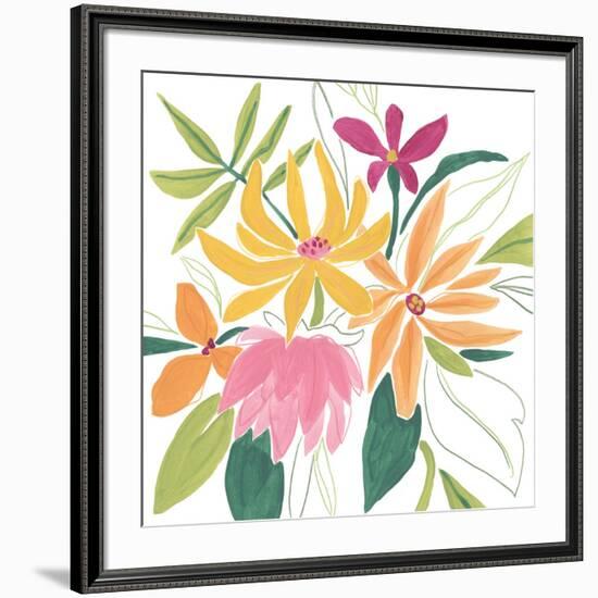 Tutti Frutti Floral II-June Vess-Framed Art Print