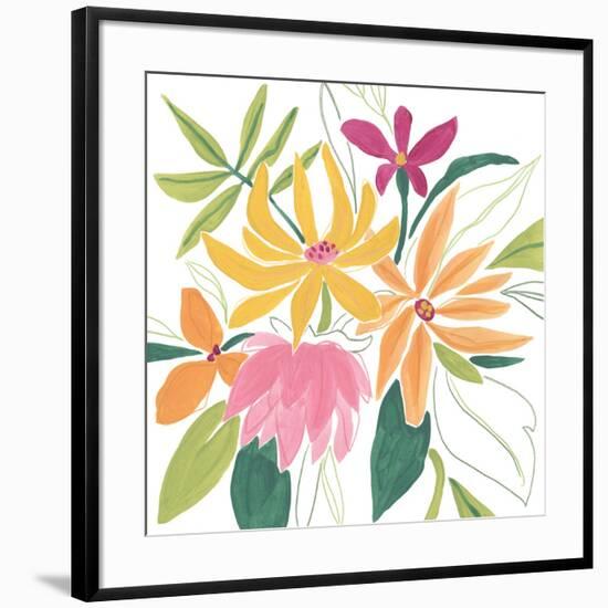 Tutti Frutti Floral II-June Vess-Framed Art Print