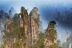 China, Inner Mongolia, Badain Jaran Desert, Gobi Desert-Tuul And Bruno Morandi-Framed Premier Image Canvas