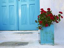 Blue Shutters, Plaka, Old Village, Milos, Cyclades Islands, Greek Islands, Greece, Europe-Tuul-Photographic Print