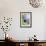 TUXEDO CAT MOONLIGHT SUNFLOWERS-sylvia pimental-Framed Art Print displayed on a wall