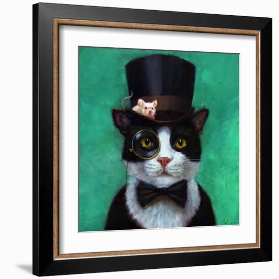 Tuxedo Cat-Lucia Heffernan-Framed Premium Giclee Print