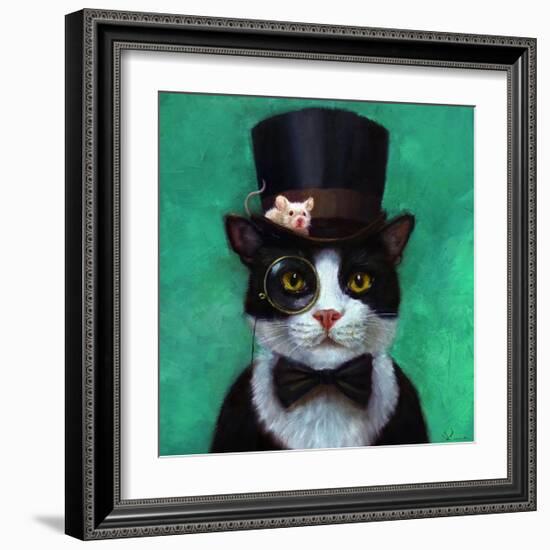 Tuxedo Cat-Lucia Heffernan-Framed Art Print