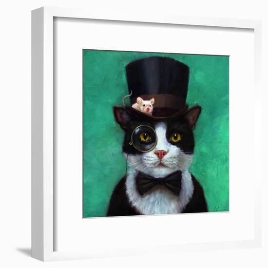 Tuxedo Cat-Lucia Heffernan-Framed Art Print