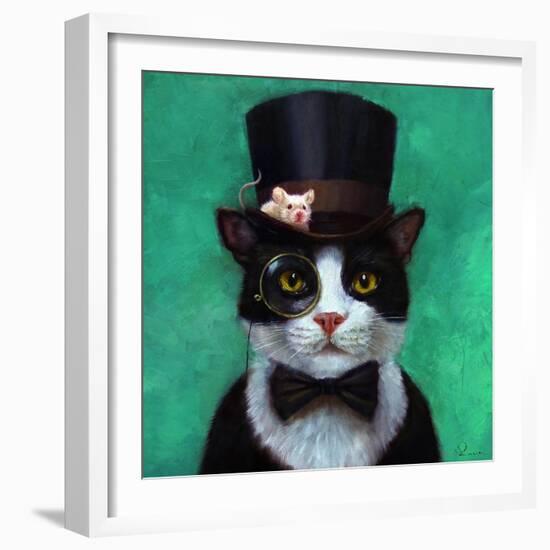 Tuxedo Cat-Lucia Heffernan-Framed Art Print