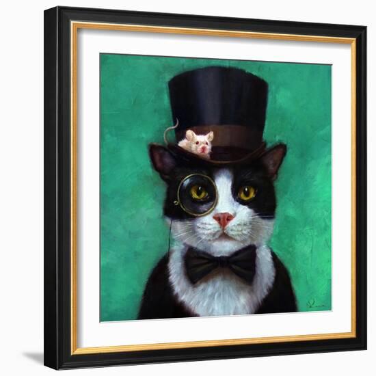 Tuxedo Cat-Lucia Heffernan-Framed Art Print