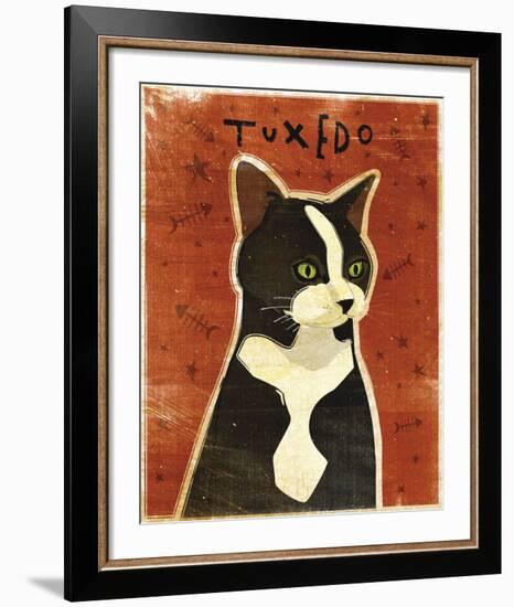 Tuxedo-John W^ Golden-Framed Art Print