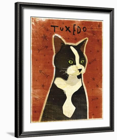 Tuxedo-John W^ Golden-Framed Art Print