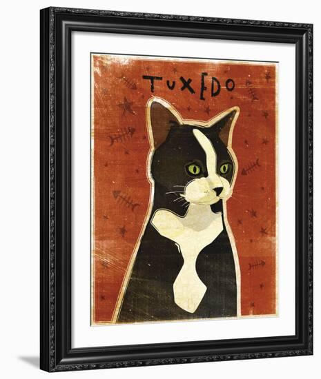 Tuxedo-John W^ Golden-Framed Art Print