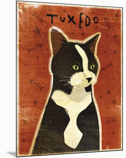 Tuxedo-John W^ Golden-Mounted Art Print