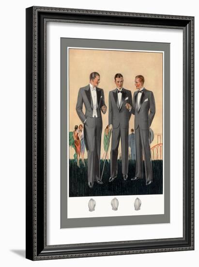 Tuxedo-null-Framed Art Print