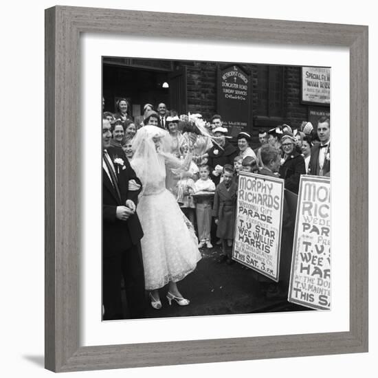 Tv and Recording Star Wee Willie Harris Visits South Yorkshire, 1958-Michael Walters-Framed Photographic Print