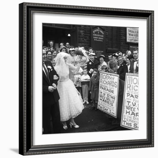 Tv and Recording Star Wee Willie Harris Visits South Yorkshire, 1958-Michael Walters-Framed Photographic Print