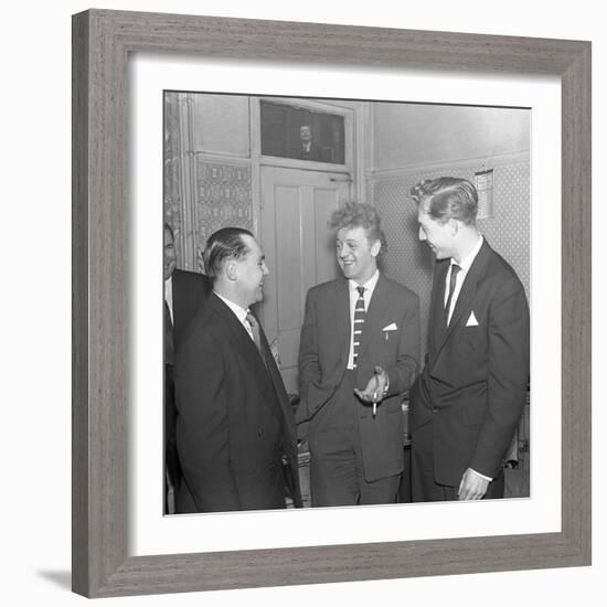 Tv and Recording Star Wee Willie Harris Visits South Yorkshire, 1958-Michael Walters-Framed Photographic Print