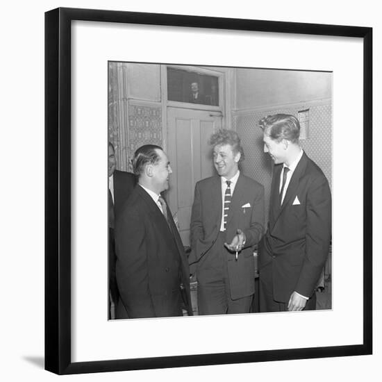 Tv and Recording Star Wee Willie Harris Visits South Yorkshire, 1958-Michael Walters-Framed Photographic Print