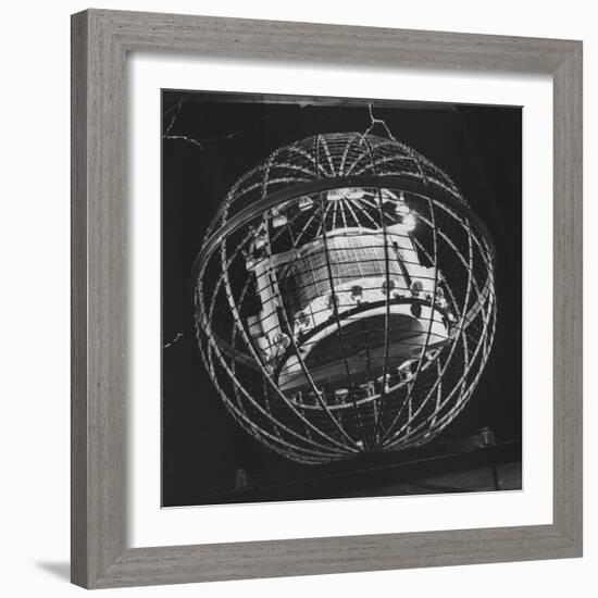 Tv Camera-Carrying Weather Satellite-null-Framed Photographic Print