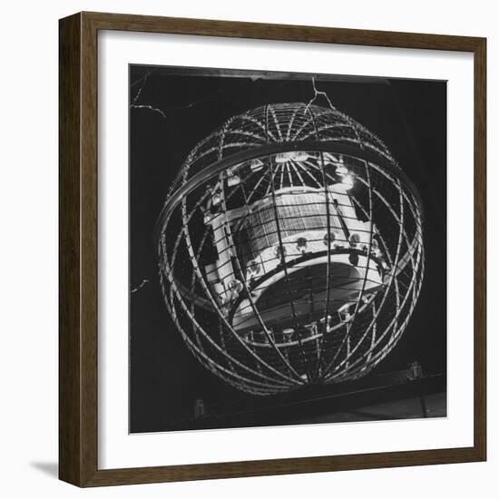 Tv Camera-Carrying Weather Satellite-null-Framed Photographic Print