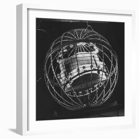 Tv Camera-Carrying Weather Satellite-null-Framed Photographic Print