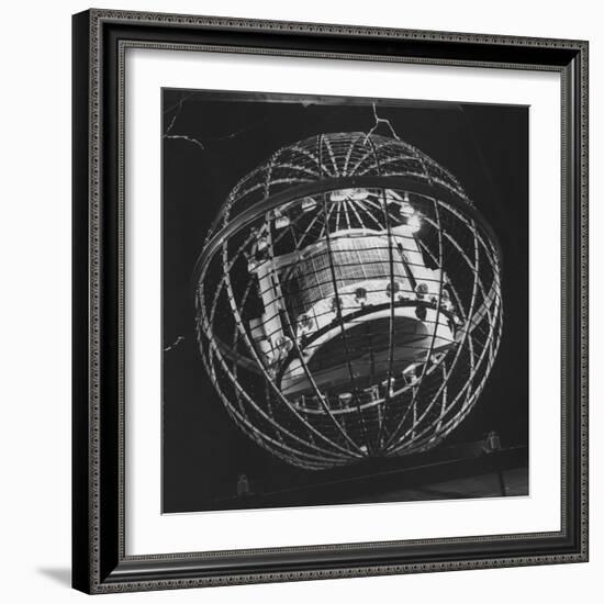 Tv Camera-Carrying Weather Satellite-null-Framed Photographic Print