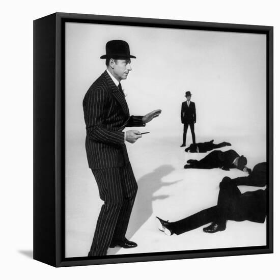 TV Programme Hapy News Yves  Featuring Yves Montand January 1, 1965-null-Framed Stretched Canvas