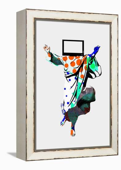 TV Screens Annimo-null-Framed Stretched Canvas