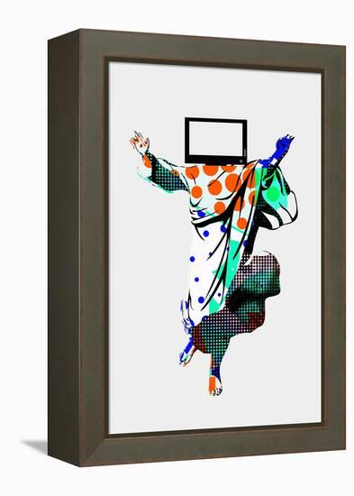 TV Screens Annimo-null-Framed Stretched Canvas