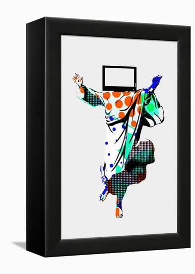 TV Screens Annimo-null-Framed Stretched Canvas