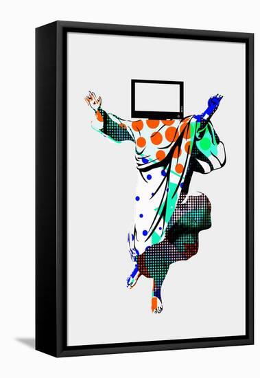 TV Screens Annimo-null-Framed Stretched Canvas