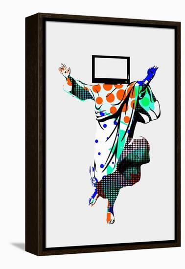 TV Screens Annimo-null-Framed Stretched Canvas