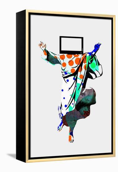 TV Screens Annimo-null-Framed Stretched Canvas
