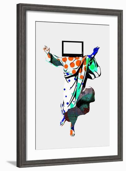 TV Screens Annimo-null-Framed Art Print