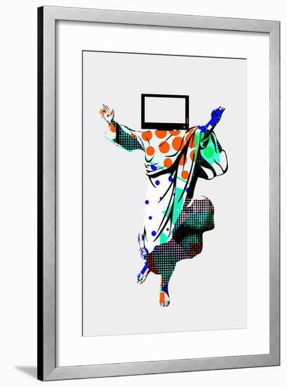 TV Screens Annimo-null-Framed Art Print