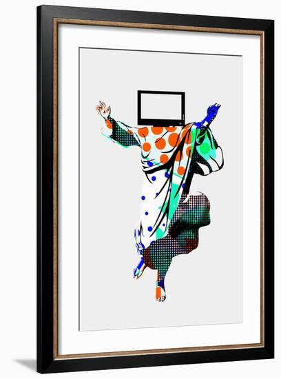 TV Screens Annimo-null-Framed Art Print