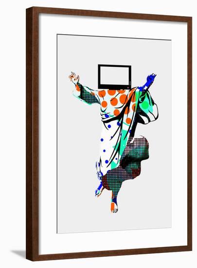 TV Screens Annimo-null-Framed Art Print