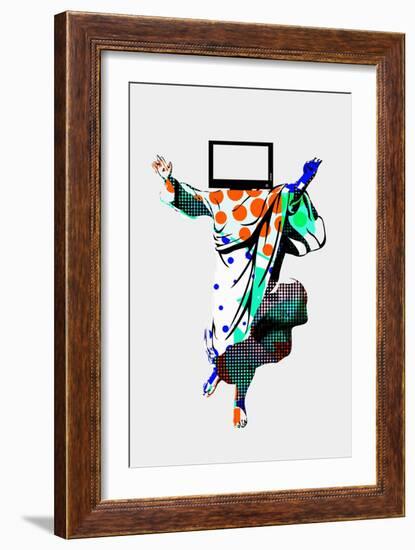 TV Screens Annimo-null-Framed Art Print