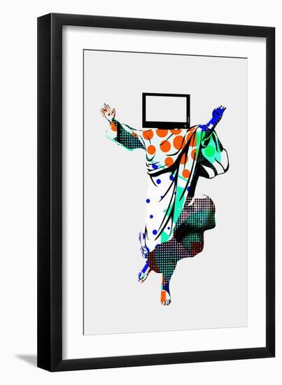 TV Screens Annimo-null-Framed Art Print