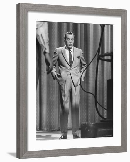 TV Showman, Ed Sullivan-Yale Joel-Framed Premium Photographic Print