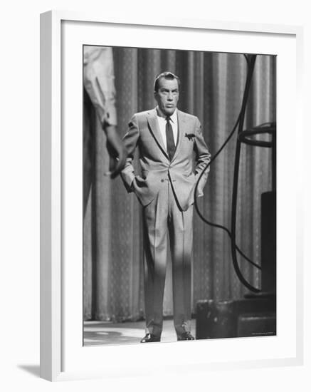 TV Showman, Ed Sullivan-Yale Joel-Framed Premium Photographic Print